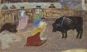 Corrida De Toros by Pedro Figari
