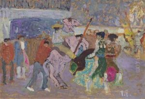Toros #4 by Pedro Figari