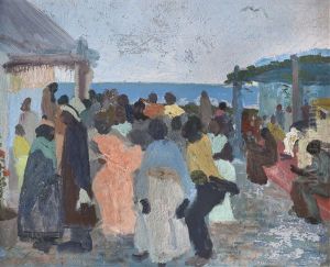 Candombe De La Rambla Sur by Pedro Figari