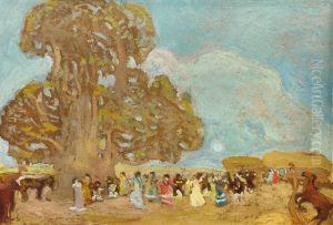 Pericon En El Campo by Pedro Figari