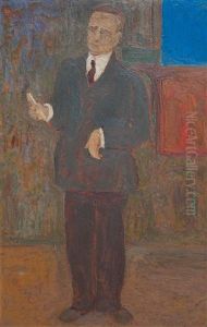 Retrato De Americo Ricaldoni by Pedro Figari