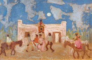 La Fiesta by Pedro Figari