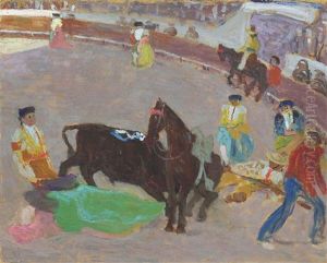Corrida De Toros by Pedro Figari