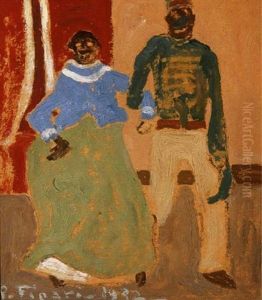 Primera Visita Al Gobernador by Pedro Figari