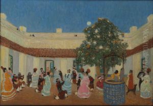 Patio by Pedro Figari