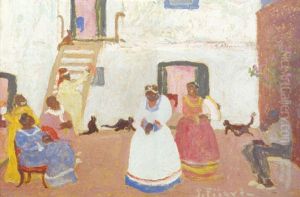 El Reproche by Pedro Figari
