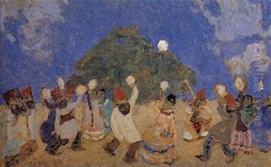 Fantasia (fiesta Semita) by Pedro Figari