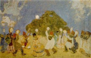 Fiesta Semita by Pedro Figari