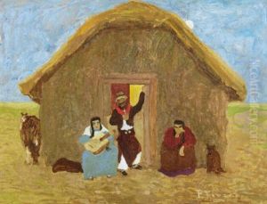 En El Rancho by Pedro Figari