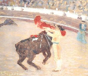 Corrida De Toros by Pedro Figari