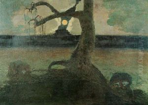 Nocturno De Luz De Luna by Pedro Figari