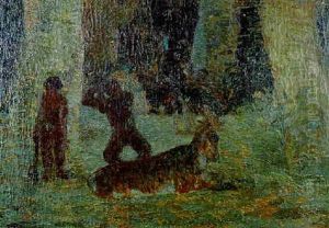 Sin Titulo (trogloditas) by Pedro Figari