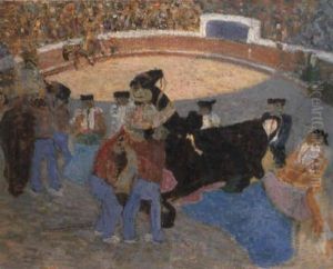 Corrida De Toros by Pedro Figari