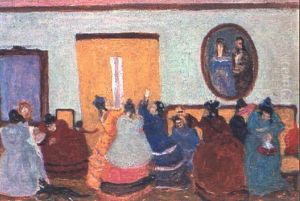 Musica Entre Solteronas by Pedro Figari