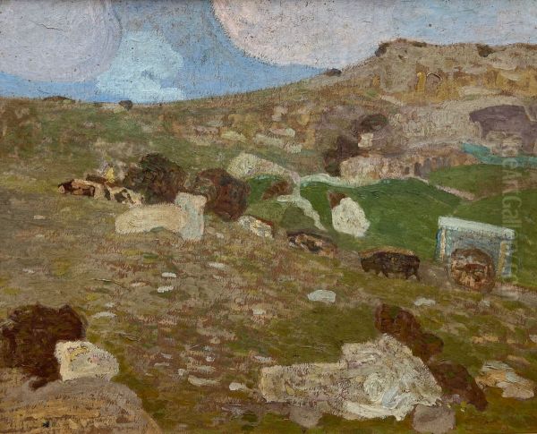Paisaje Con Carreta - view 1