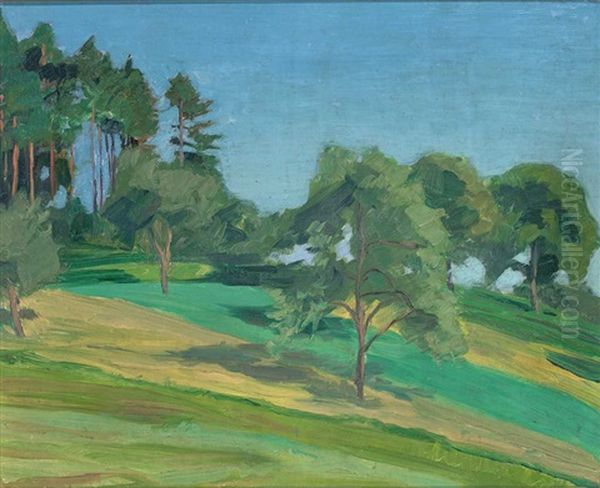 Sommerliche Baum-/wiesenlandschaft - view 1