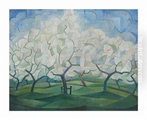 Blossoming Fruit Trees by Albert Fiks