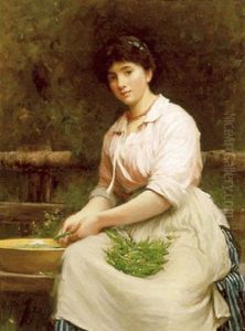 Lady With Coral Chain by Sir Samuel Luke Fildes