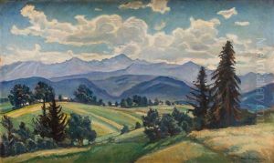 Tatra Mountains Seen From Olcza