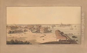 Panoramic View Of St. Petersburg by John Augustus Atkinson