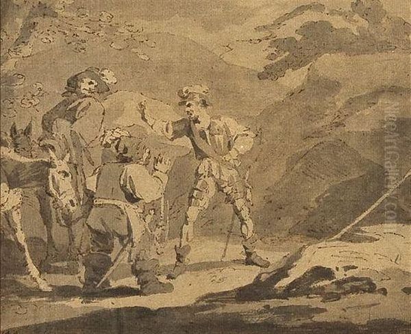 Don Quixote And Sancho Panza - view 1