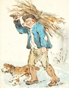 Woodman And Dog Woodman And Dog