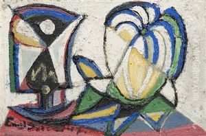 Still-life With Glass And Orange