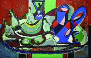 Still Life With Jug And Fruits