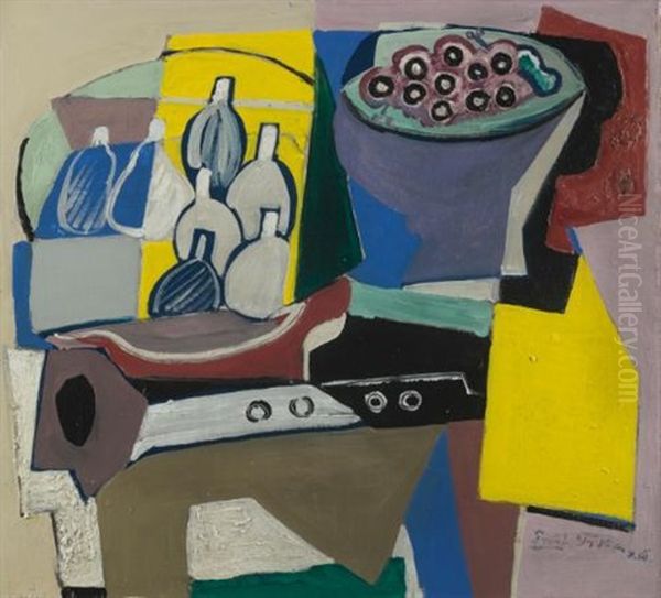 Still Life With Clarinet And Fruit - view 1