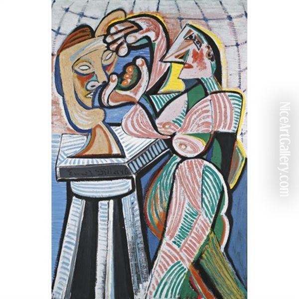 Sculptress In The Studio (socharka V Ateleru) - view 1