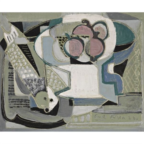 Still Life With Fruit And Fish (zatii S Ovocem A Rybou) - view 1