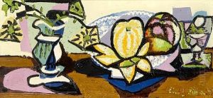 Still Life With A Vase Of Flowers, A Bowl Of Oranges And A Glass