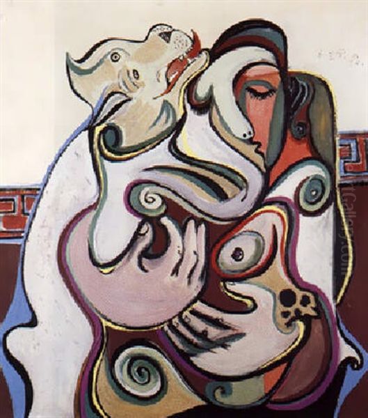 Woman With Dog - view 1