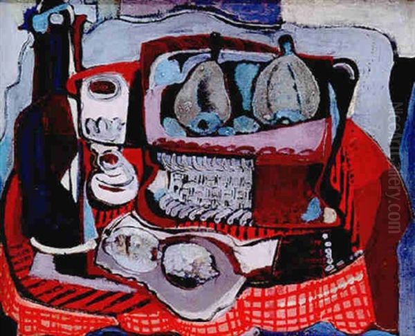 Still Life With Bowl And Fruit - view 1