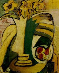 Nature Morte Aux Fruits Et Fleurs