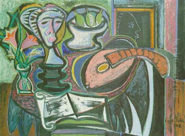 Still Life With Lute - view 1