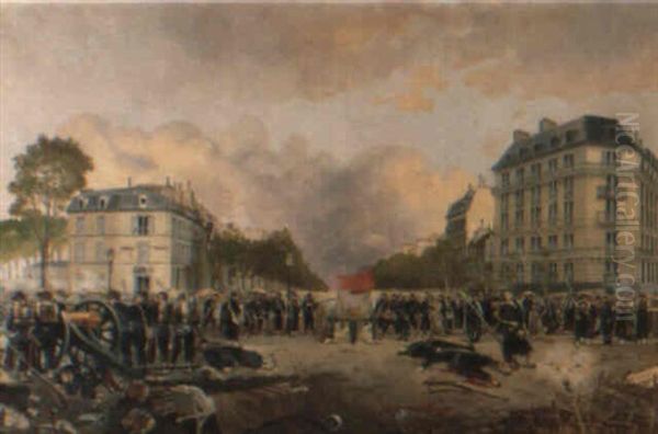 Episode De La Commune, Paris, Place Denfert-rochereau - view 1