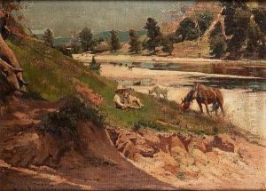 On The Hawkesbury River, New South Wales by Robert Atkinson