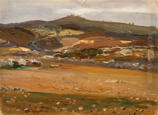 A Prairie And The Mountains - view 1