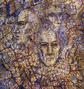 Three Faces by Pavel Nikolaevitch Filonov