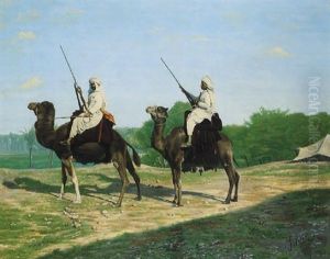 Mounted Dromedaries by Giovanni Battista Filosa