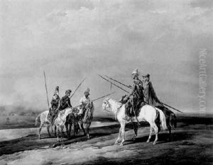 Cavaliers Russes by Noel Dieudonne Finart