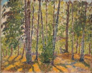 Birch Trees by Alfred William (Willy) Finch