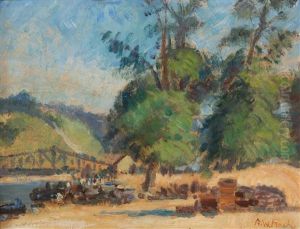 By The Shadows From The Trees by Alfred William (Willy) Finch