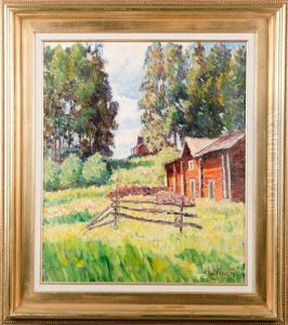 Park View From Urajarvi Manor by Alfred William (Willy) Finch