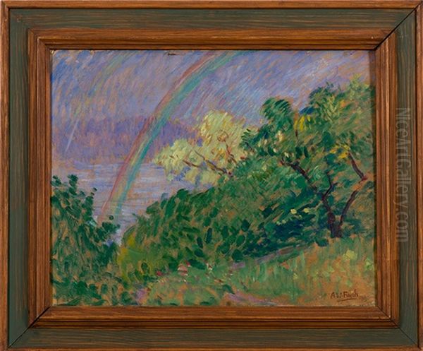 Landscape With Rainbow - view 1
