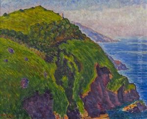 Coast View In Devon by Alfred William (Willy) Finch