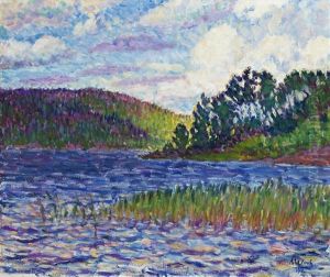 View Fom Vipulahti Finland by Alfred William (Willy) Finch