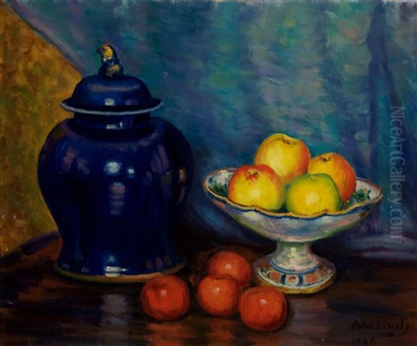 Still-life With A Pot And Fruit - view 1
