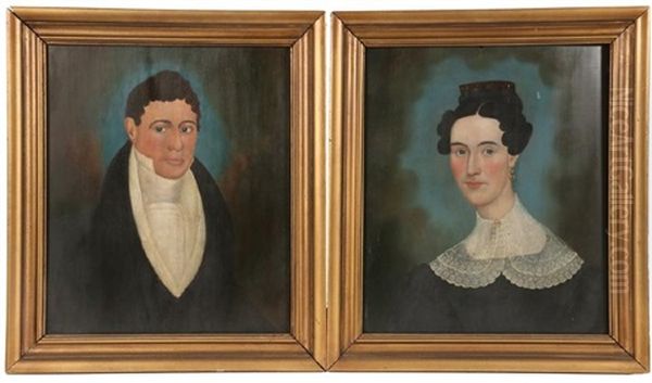 Naive Portraits Of Mr. And Mrs. Ellison - view 1
